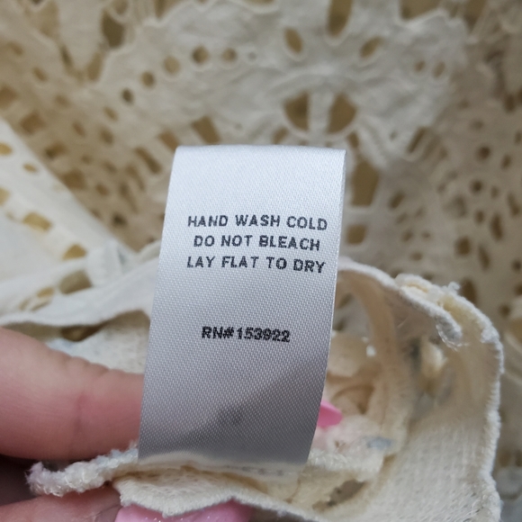 Crochet Raglan Top Boho Boutique Casual Meets Chic Size M - EUC! Boho A… - Picture 7 of 15